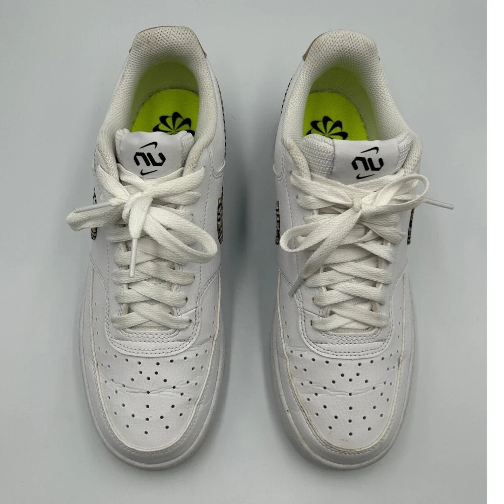 Nike Court Vision‎ Low Next Nature White Hemp Geometric FN7323-100 Womens 9.5